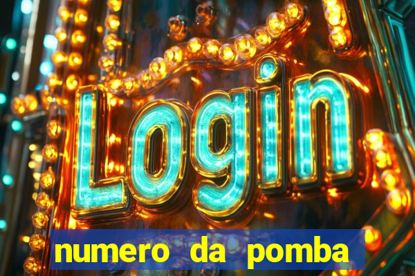 numero da pomba jogo do bicho